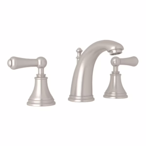 Perrin & Rowe | Satin Nickel Georgian Era™ Widespread Lavatory Faucet