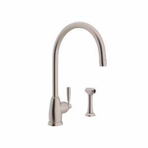 Perrin & Rowe | Satin Nickel Holborn™ Kitchen Faucet With Side Spray