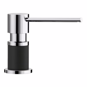 Lato Soap Dispenser - Chrome/Coal Black