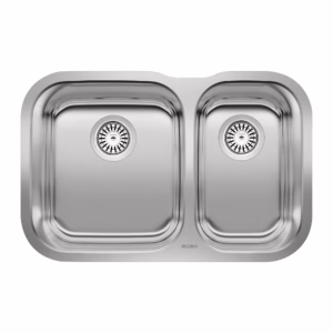 Essential 27" 70/30 Double Bowl Undermount Stainless Steel Kitchen Sink