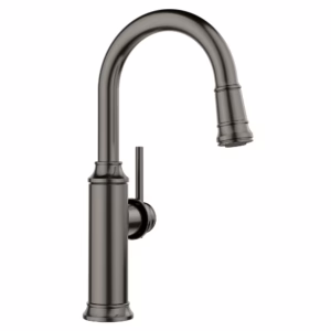 Empressa Pull-Down Bar Faucet - Satin Dark Steel