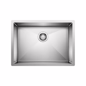 Radius R10 25" Single Bowl Undermount Stainless Steel Kitchen Sink