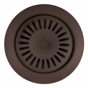 Color-Coordinated Metal Disposal Flange - Café