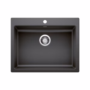 Precis SILGRANIT 25" CSA Single Bowl Drop-In Kitchen Sink - Anthracite