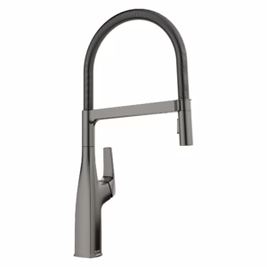 Rivana Semi-Pro Pull-Down Dual-Spray Kitchen Faucet - Satin Dark Steel