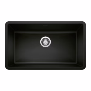 Precis SILGRANIT 32" Super Single Undermount Kitchen Sink - Coal Black