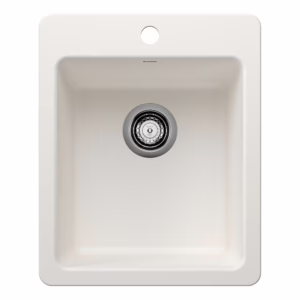 Liven SILGRANIT 17" Dual Mount Bar Sink - White