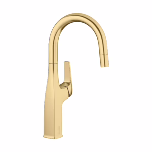 Rivana Pull-Down Bar Faucet - Satin Gold