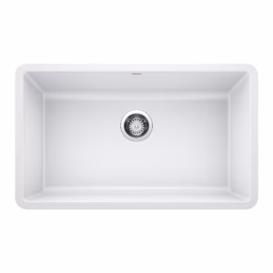 Precis SILGRANIT 30" Single Bowl Undermount Kitchen Sink - White