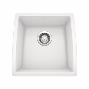 Performa SILGRANIT 17" Undermount Bar Sink - White