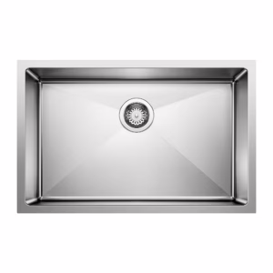 Quatrus R15 28" Single Bowl Undermount Stainless Steel Kitchen Sink