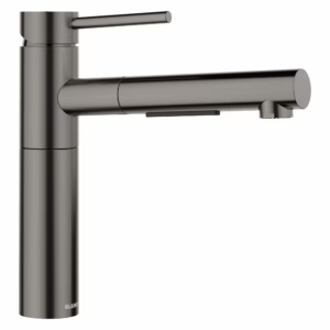 Alta II Low Arc Pull-Out Dual-Spray Kitchen Faucet - Satin Dark Steel