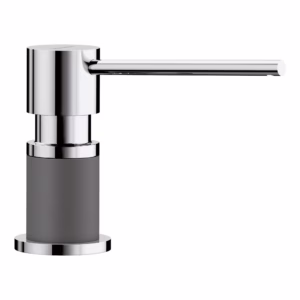 Lato Soap Dispenser - Chrome/Cinder