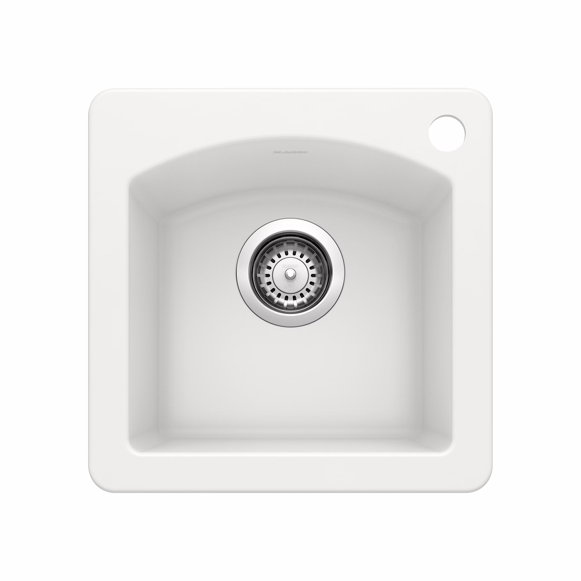 Diamond SILGRANIT 15" Dual Mount Bar Sink - White