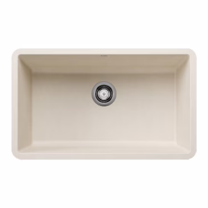 Precis SILGRANIT 30" Single Bowl Undermount Kitchen Sink - Soft White