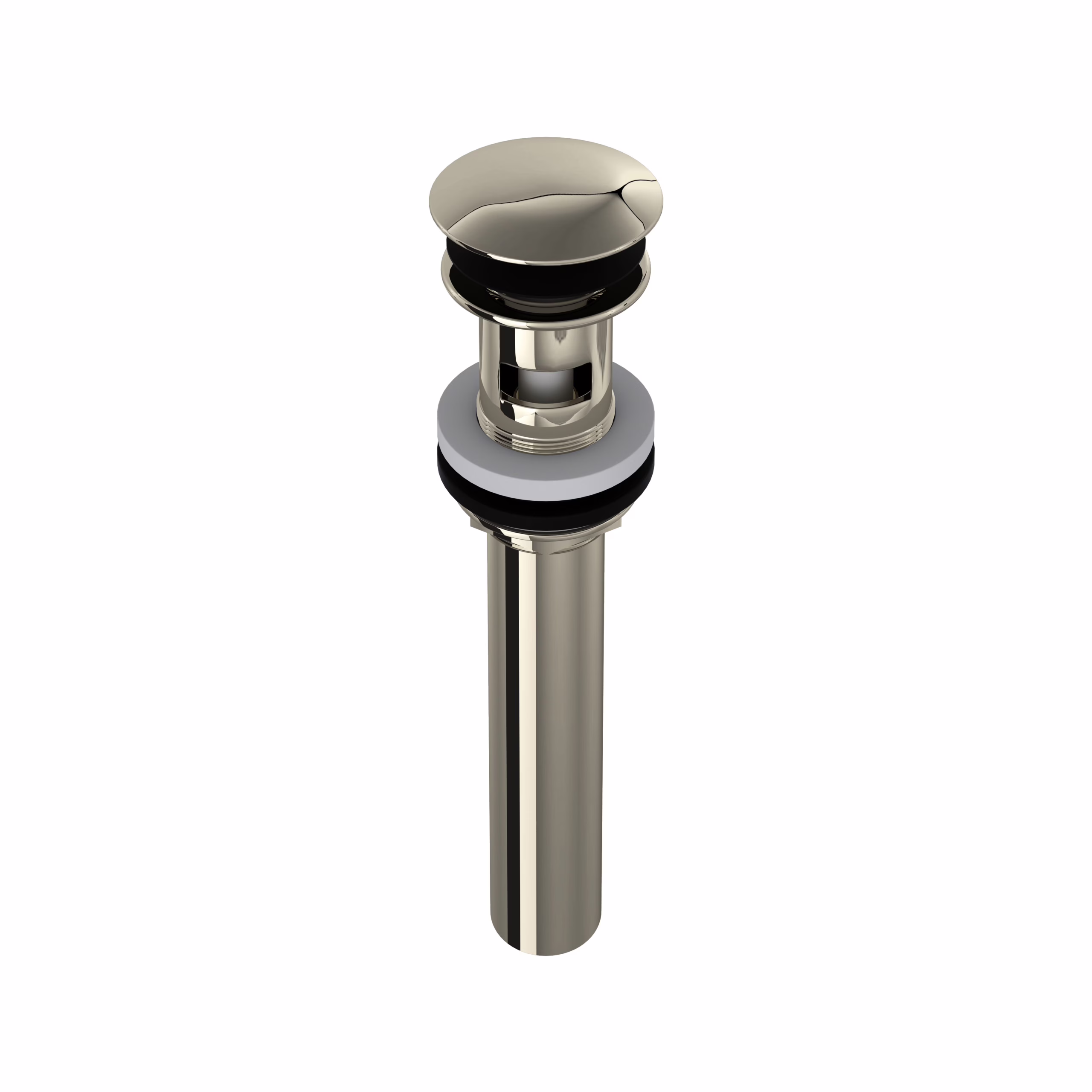 5447PN ROHL Polished Nickel Lavatory Push Drain With Overflow