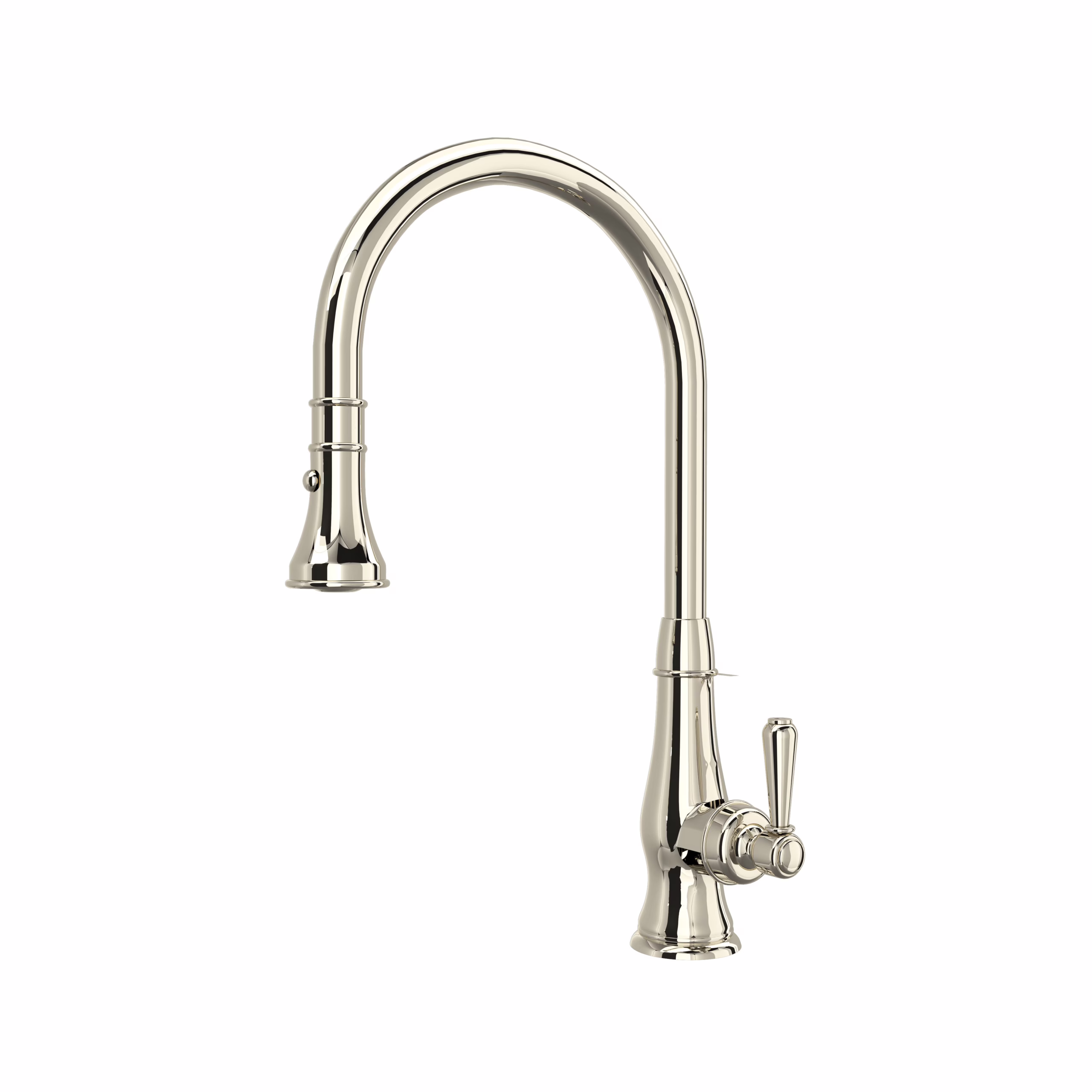 A3420LMPN-2 ROHL Polished Nickel Patrizia™ Pull-Down Kitchen Faucet
