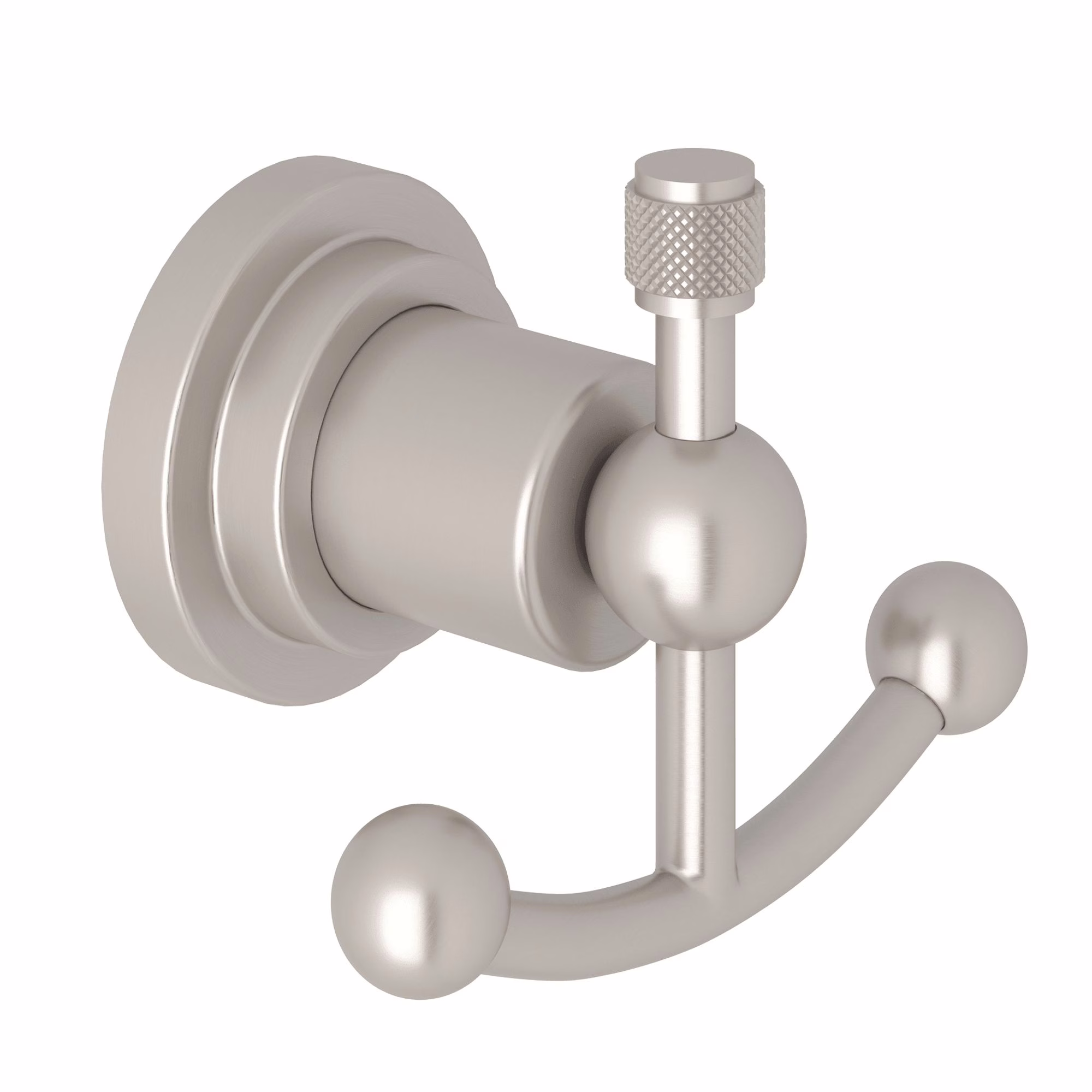 A1481IWSTN ROHL Satin Nickel Campo™ Double Robe Hook