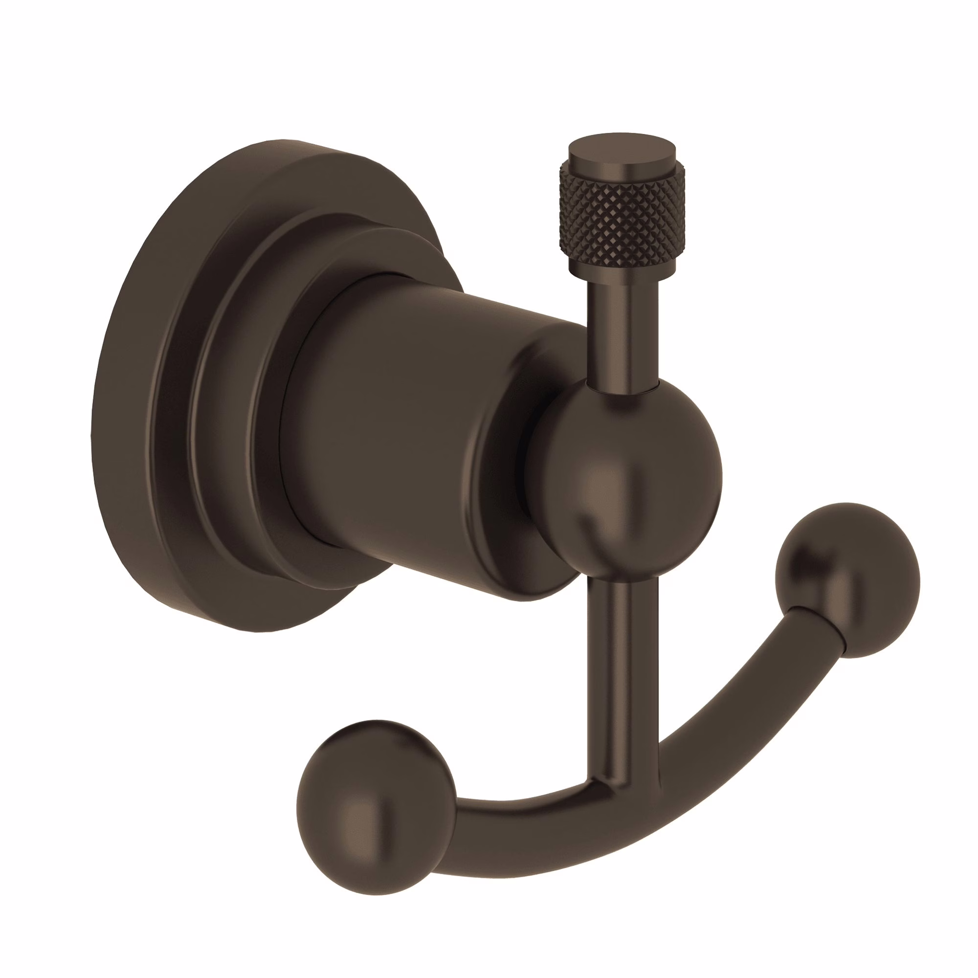 A1481IWTCB ROHL Tuscan Brass Campo™ Double Robe Hook