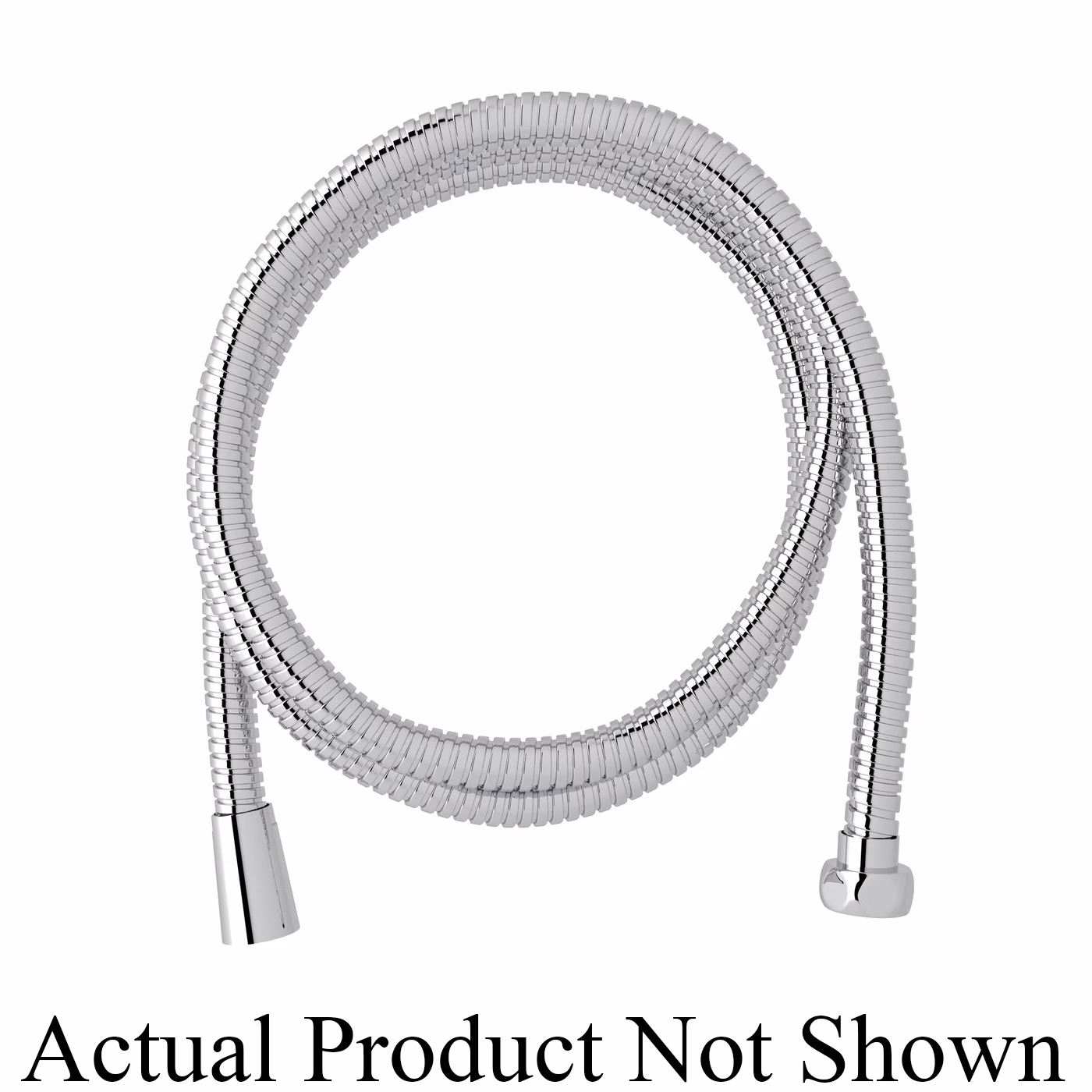 9.28385PN Perrin & Rowe Polished Nickel 58" Flexible Shower Hose