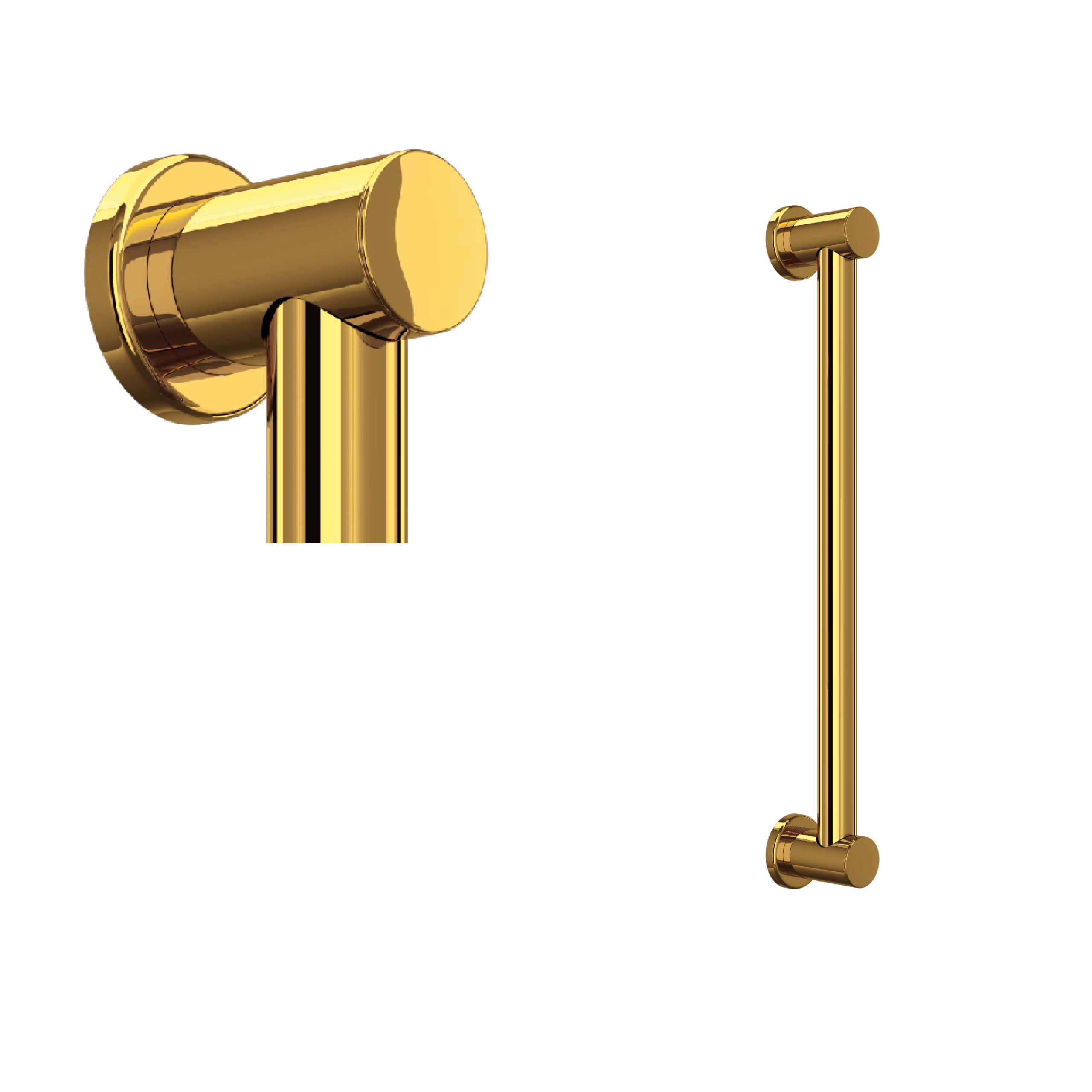 1265ULB ROHL Unlacquered Brass 18" Grab Bar