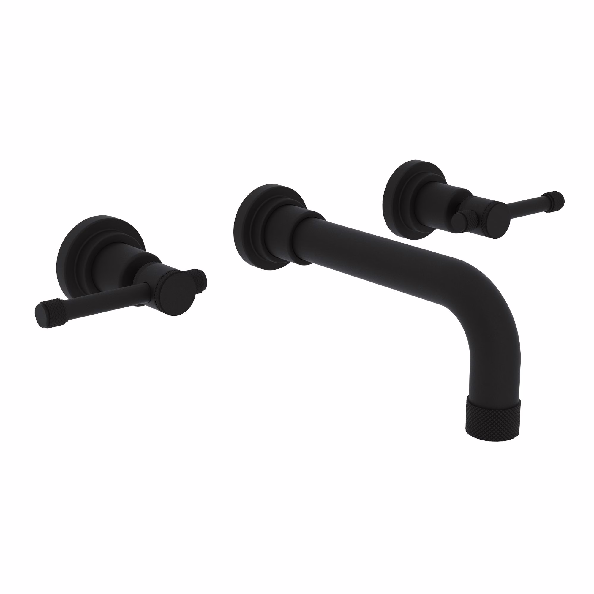 A3307ILMBTO-2 ROHL Matte Black Campo™ Wall Mount Lavatory Faucet Trim