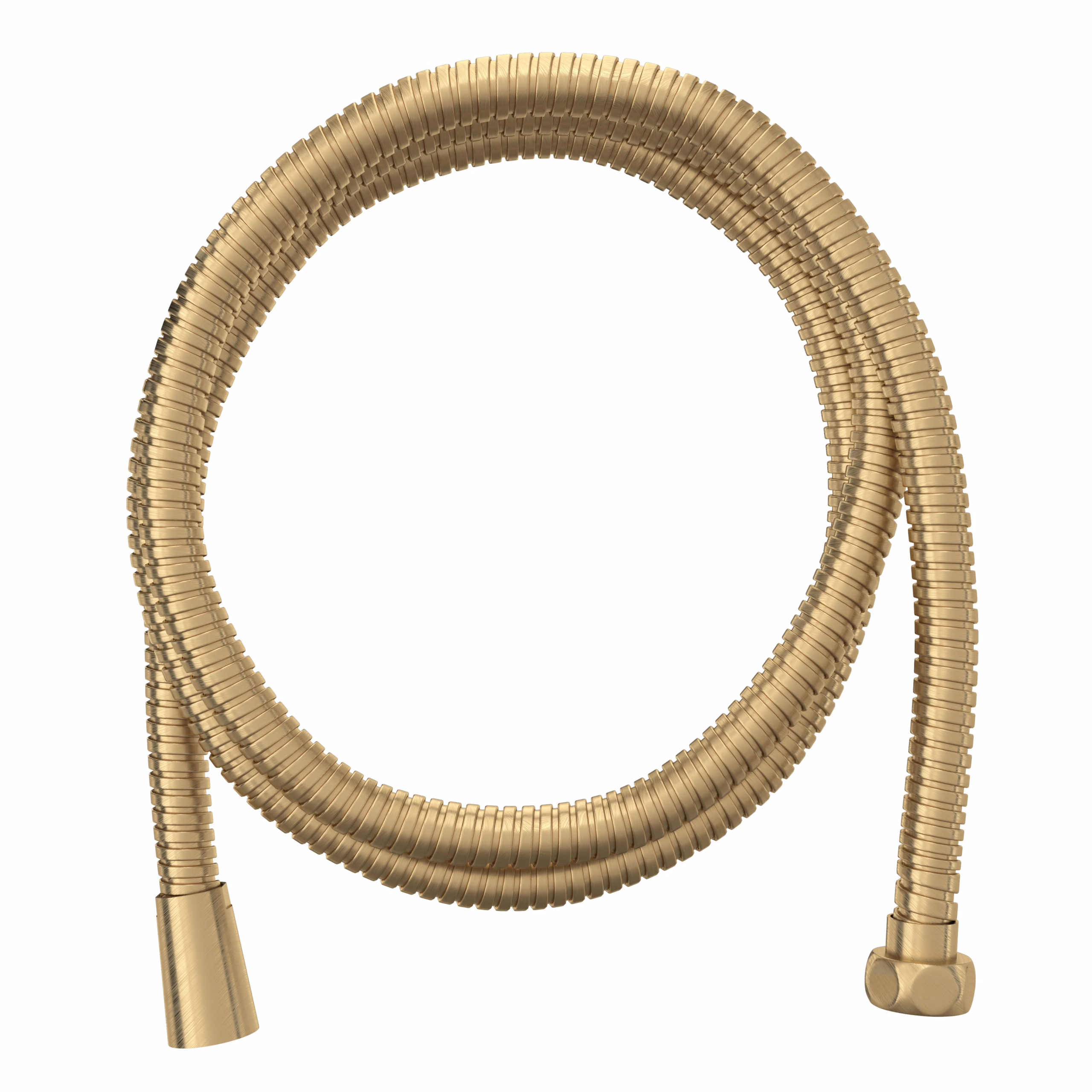 9.28385SEG Perrin & Rowe Satin English Gold 58" Flexible Shower Hose