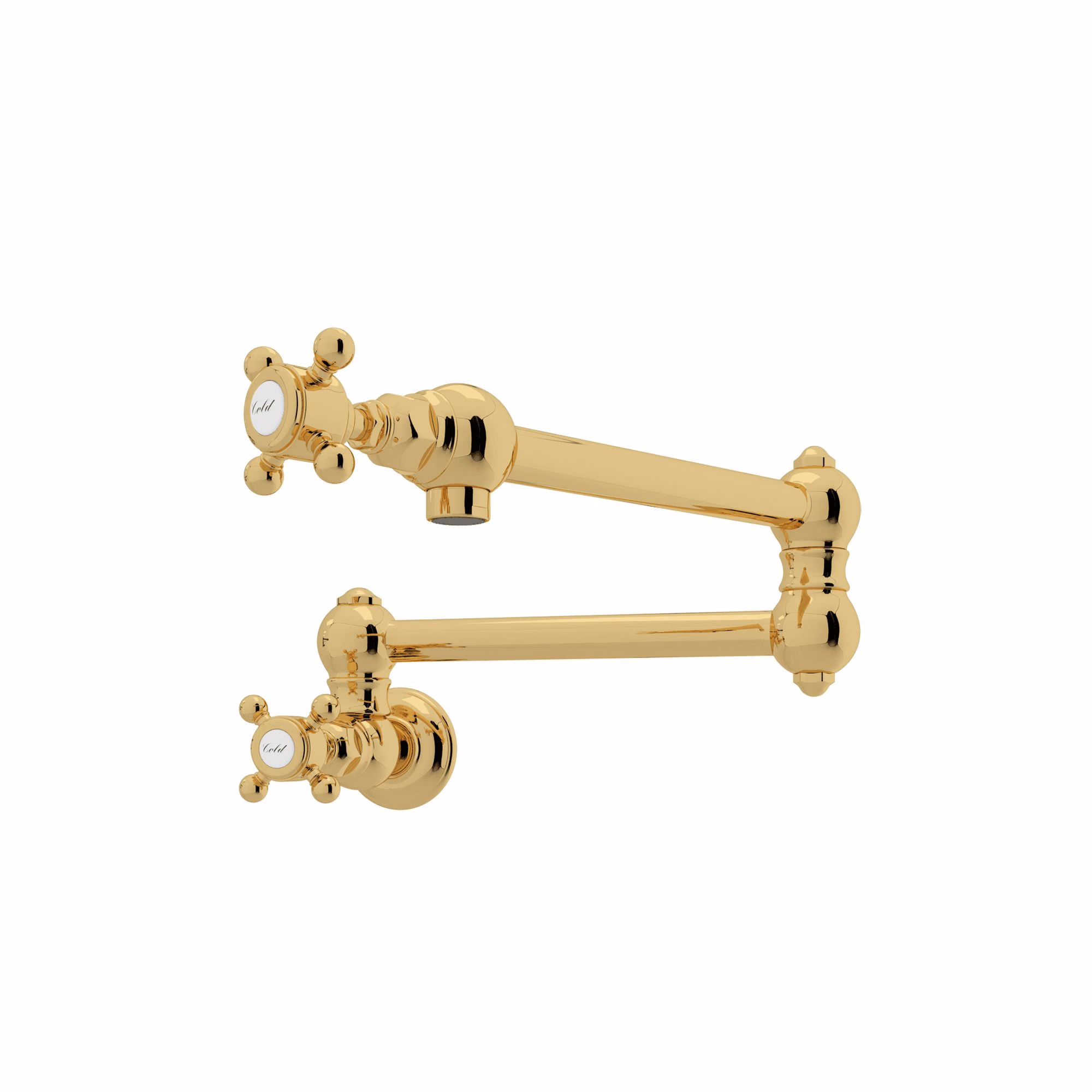 A1451XMULB-2 ROHL Unlacquered Brass Pot Filler