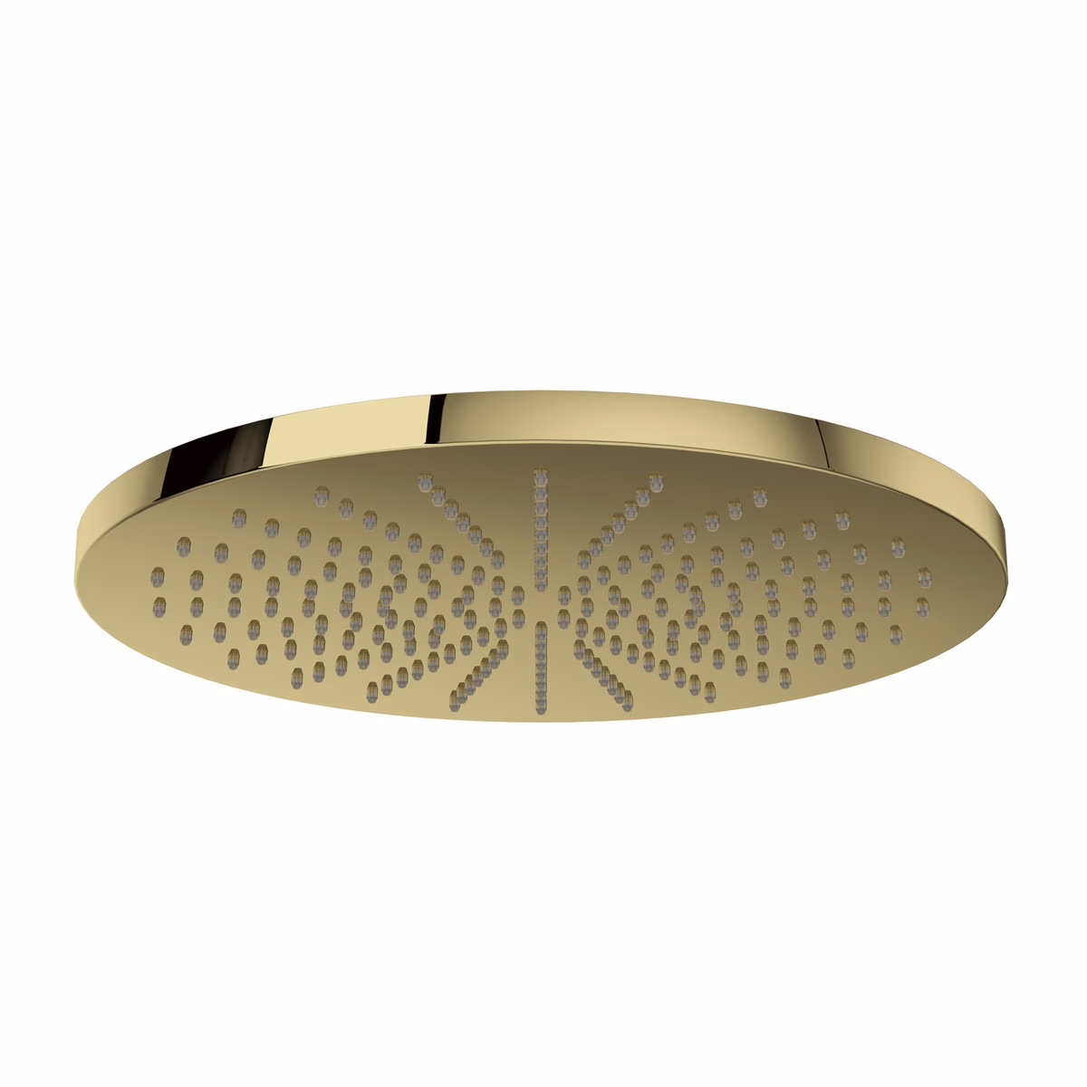 1079/8ULB ROHL Unlacquered Brass 12" Rain Showerhead
