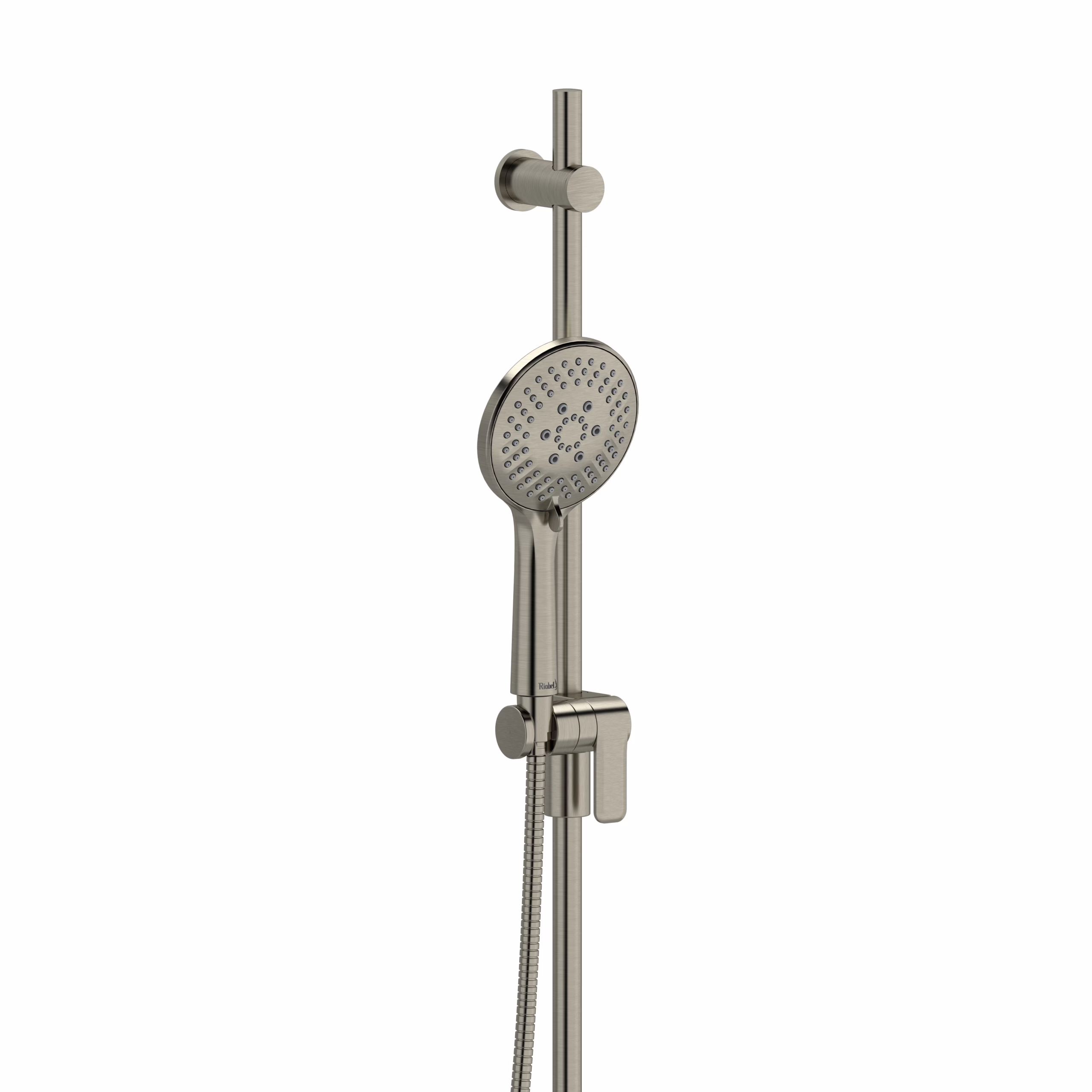 1010BN RIOBEL Brushed Nickel Handshower Set With 36" Slide Bar and 6-Function Handshower