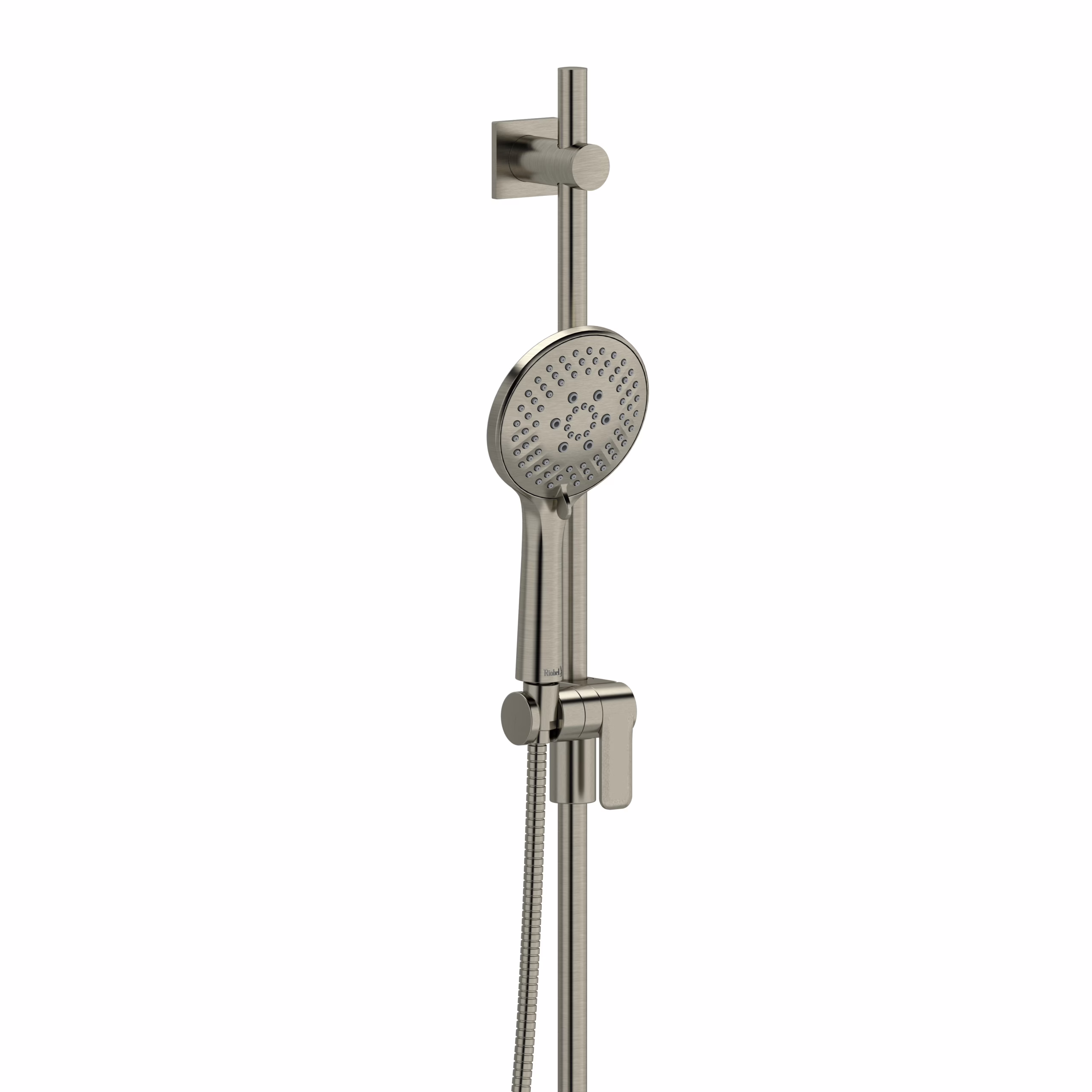 2020BN RIOBEL Brushed Nickel Handshower Set With 36" Slide Bar and 6-Function Handshower