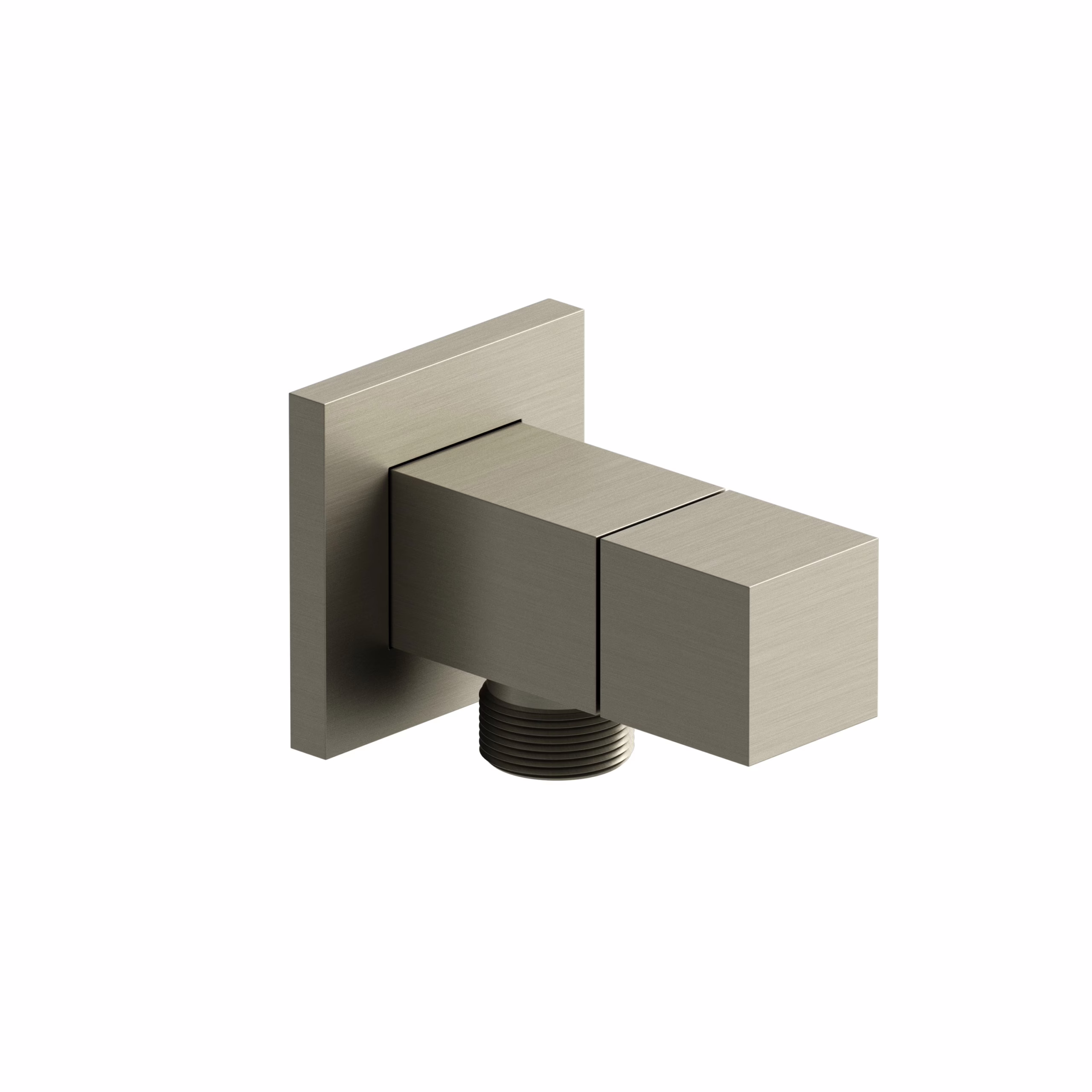 744BN RIOBEL Brushed Nickel Handshower Outlet With Integrated Volume Control