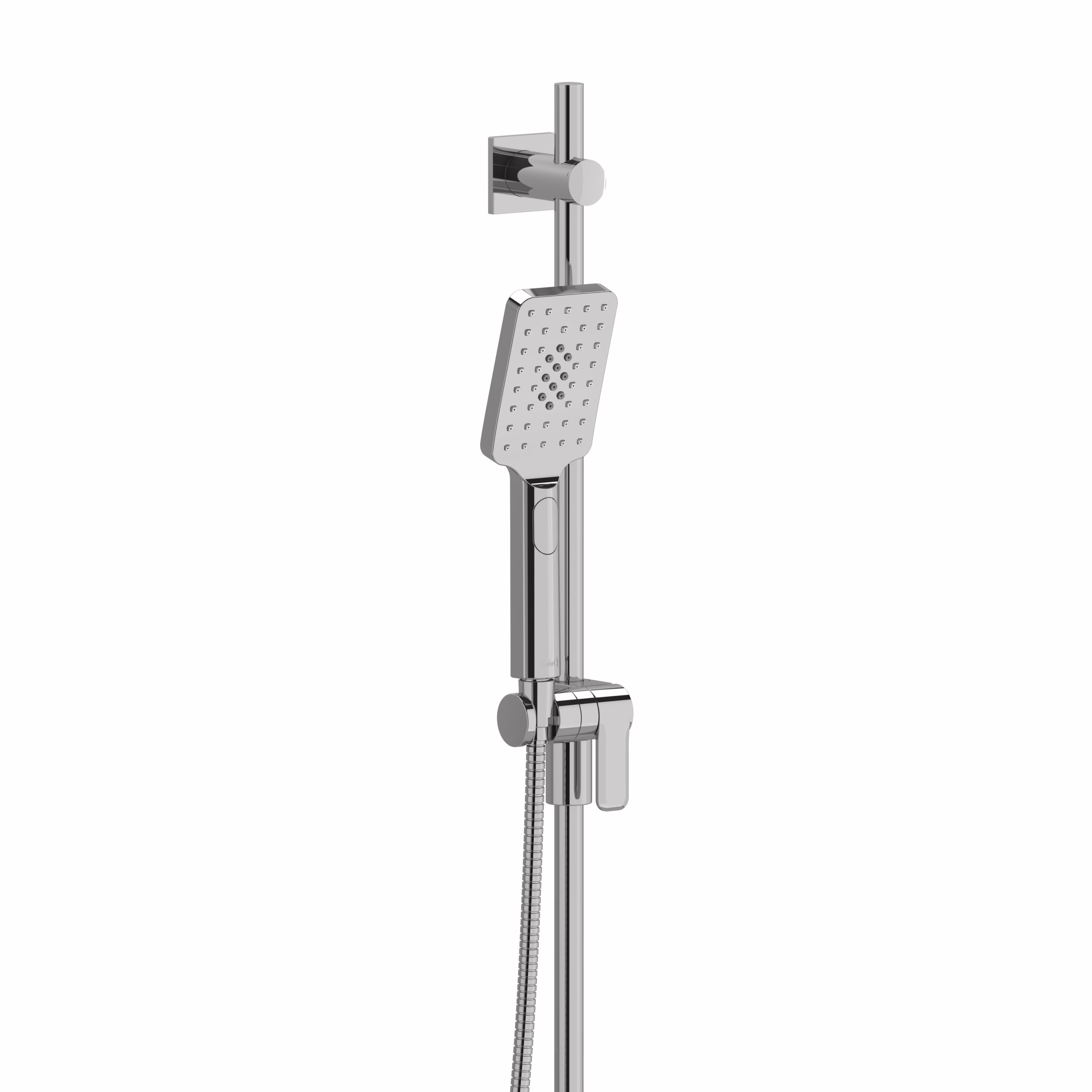 4825C RIOBEL Chrome Handshower Set With 36" Slide Bar and 4-Function Handshower