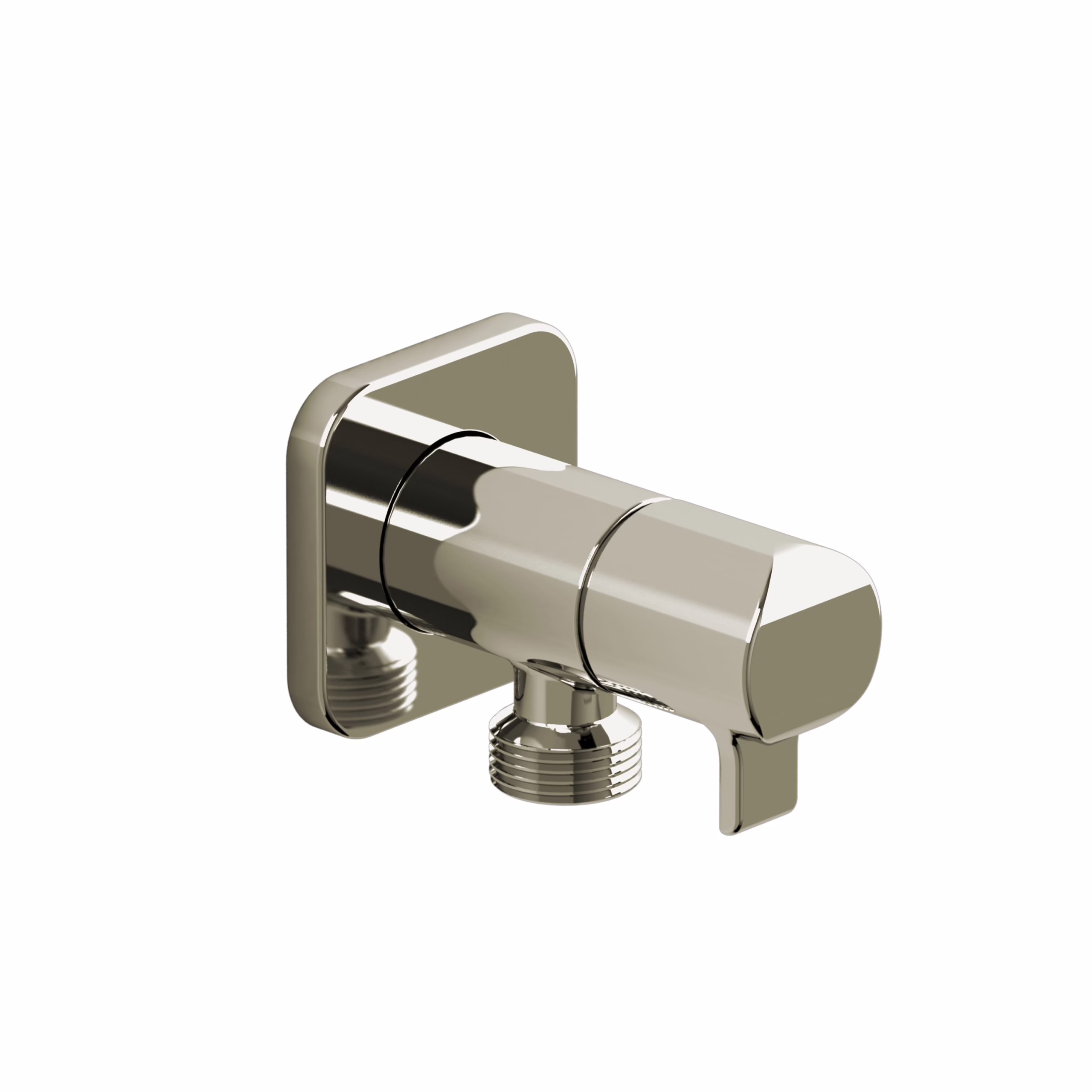 777PN RIOBEL Polished Nickel Handshower Outlet With Integrated Volume Control
