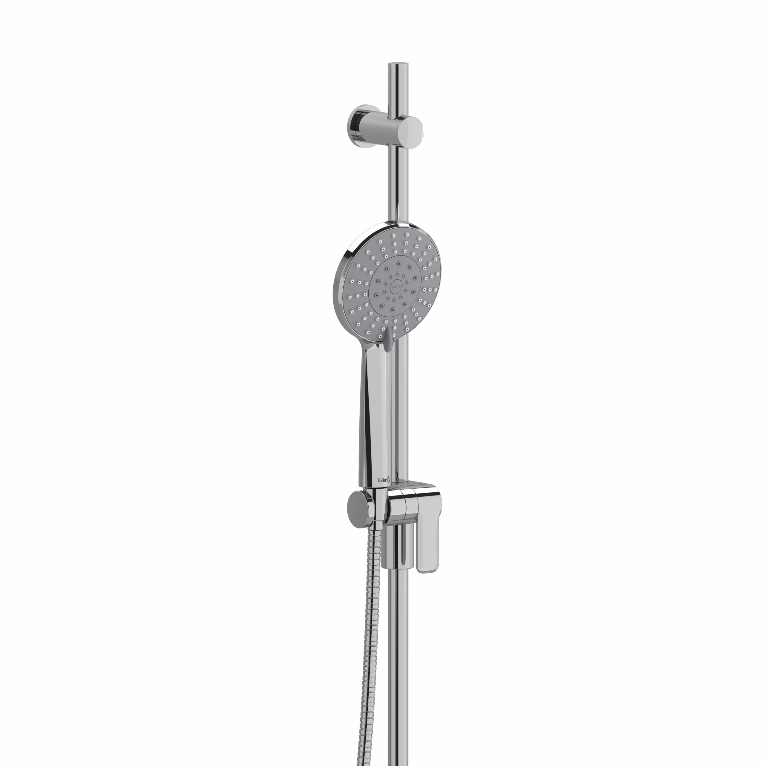4813C RIOBEL Chrome Handshower Set With 36" Slide Bar and 4-Function Handshower