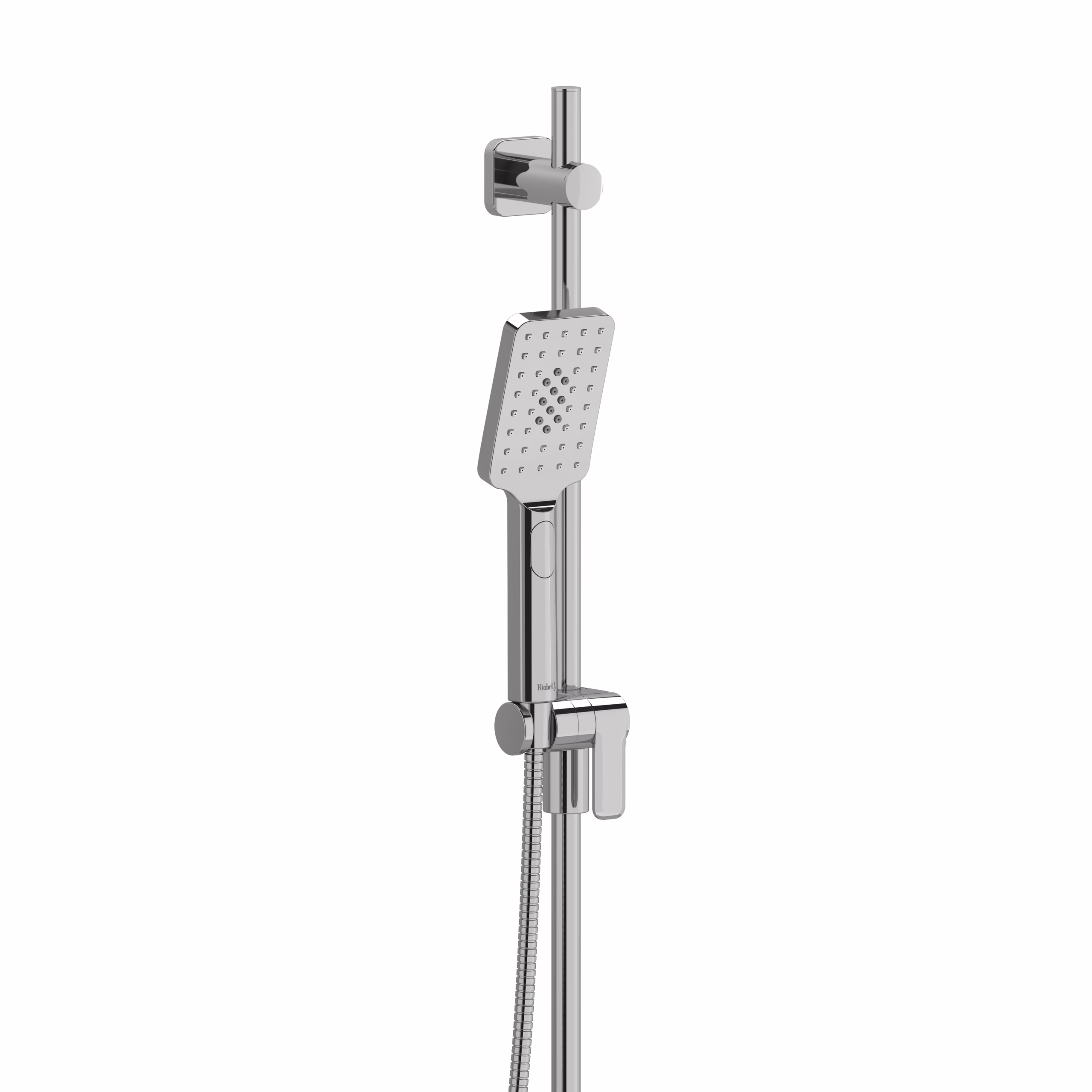 4835C RIOBEL Chrome Handshower Set With 36" Slide Bar and 4-Function Handshower