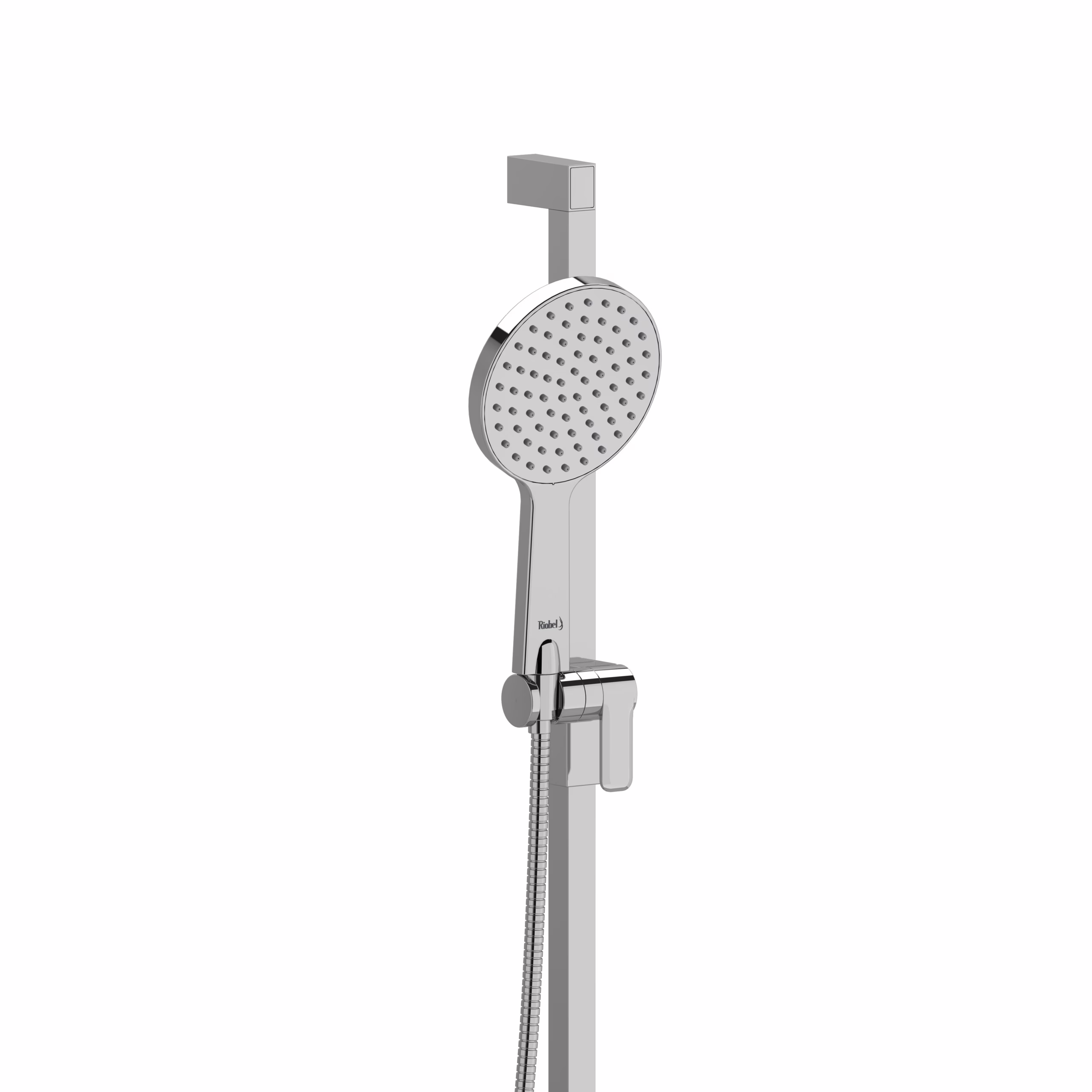 4847C RIOBEL Chrome Handshower Set With 30" Slide Bar and 1-Function Handshower