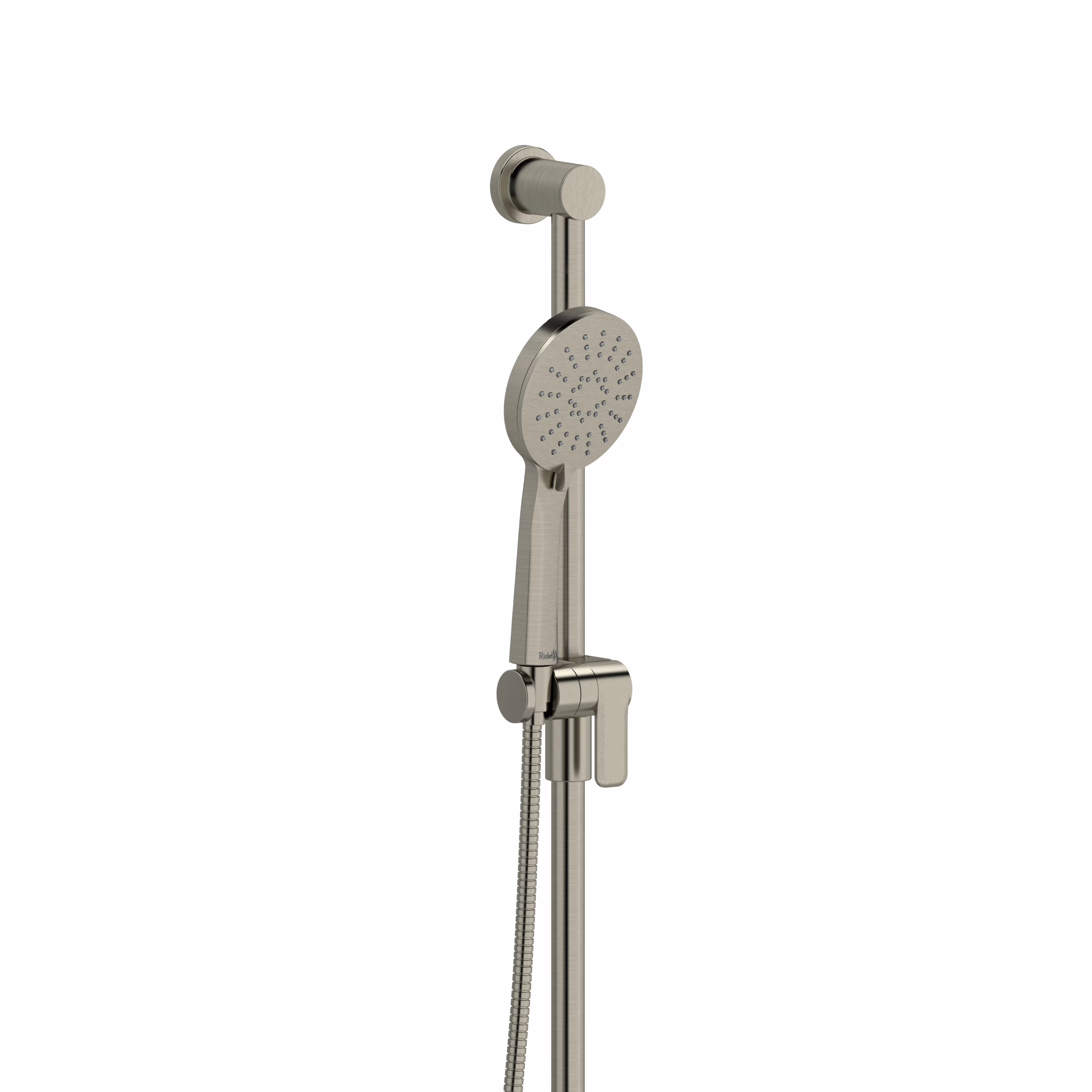 5055BN RIOBEL Brushed Nickel Handshower Set With 31" Slide Bar and 3-Function Handshower