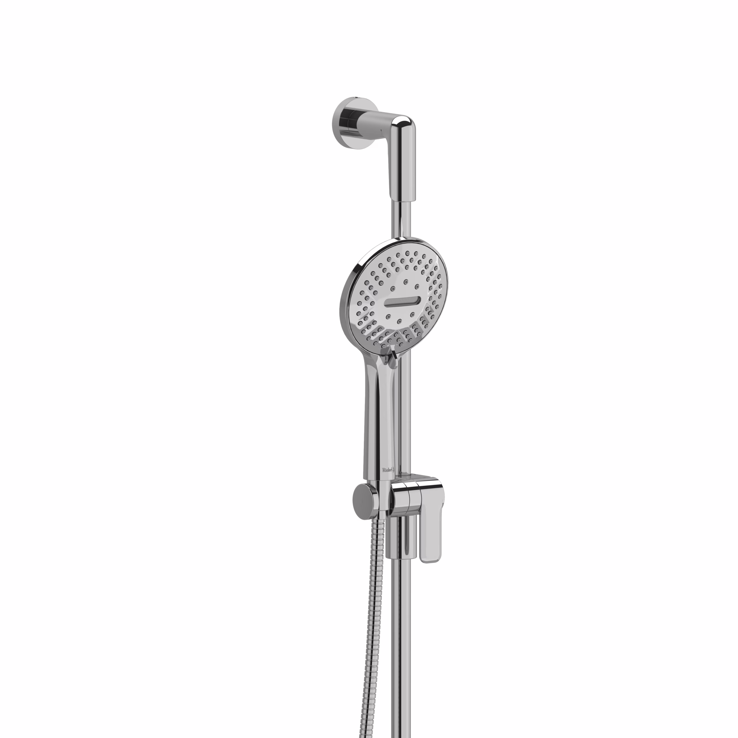 4839C RIOBEL Chrome Handshower Set With 37" Slide Bar and 5-Function Handshower