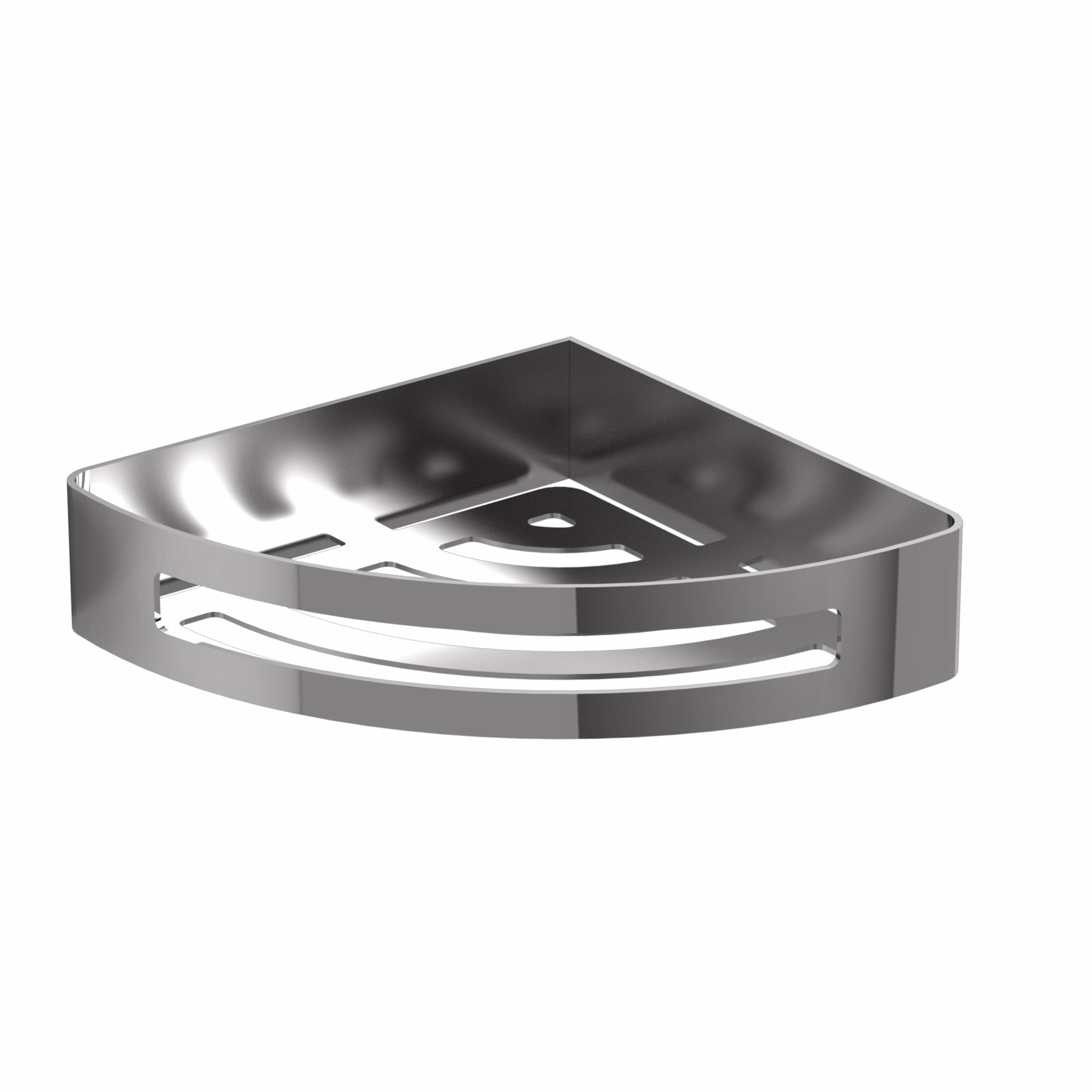 282C RIOBEL Chrome Wall Mount Corner Basket