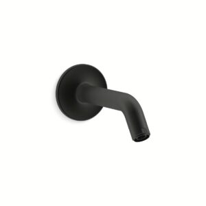 Kohler 933-BL | Purist Black PURIST® SHOWER ARM & FLANGE
