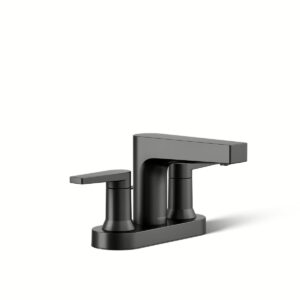 Kohler 97031-4-BL | Taut Black TAUT® CENTERSET FAUCET