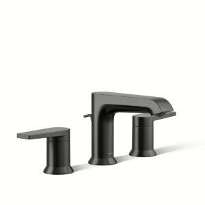 Kohler 97093-4-BL | Hint Black HINT® WIDESPREAD FAUCET