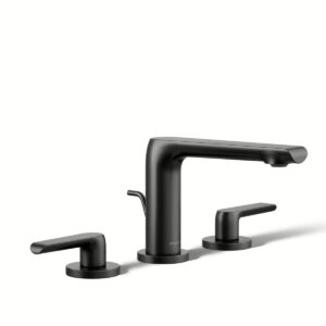 Kohler 97352-4N-BL | Avid Black AVID® WIDESPREAD FAUCET, LEVER, .5GPM