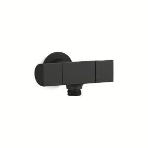 Kohler 98355-BL | Exhale Black EXHALE™ SUPPLY ELBOW+BRACKET+VOL CTRL