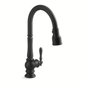 Kohler 99259-BL | Artifacts Black ARTIFACTS® 1H KITCHEN W/PD SPRY