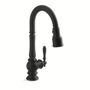 Kohler 99261-BL | Artifacts Black ARTIFACTS® 1H SECDRY W/PD SPRY