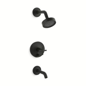 Kohler T14420-3G-BL | Purist Black PURIST® R/T B&S TRM/CRS HDLS,35-DEG SPT