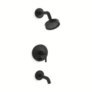 Kohler T14420-4G-BL | Purist Black PURIST® R/T B&S TRM/LVR HDLS,35 DEG SPT