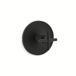 Kohler T14488-3-BL | Purist Black PURIST® THERMOSTATIC VALVE TRIM